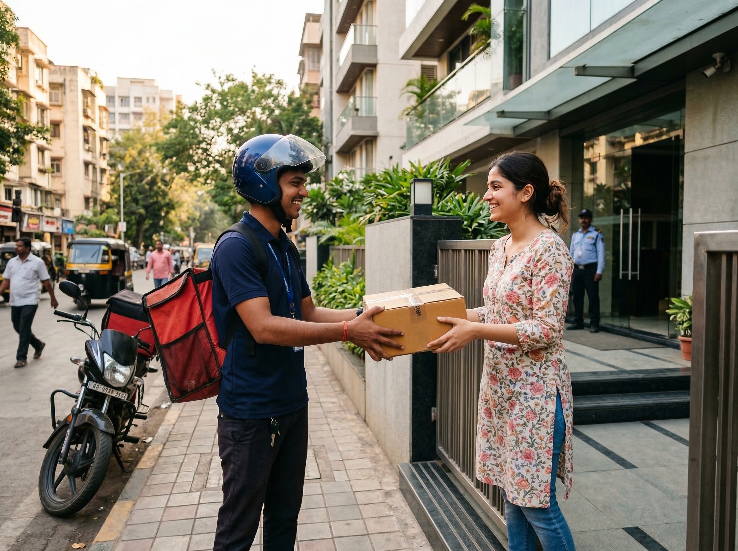 Doorstep delivery across India