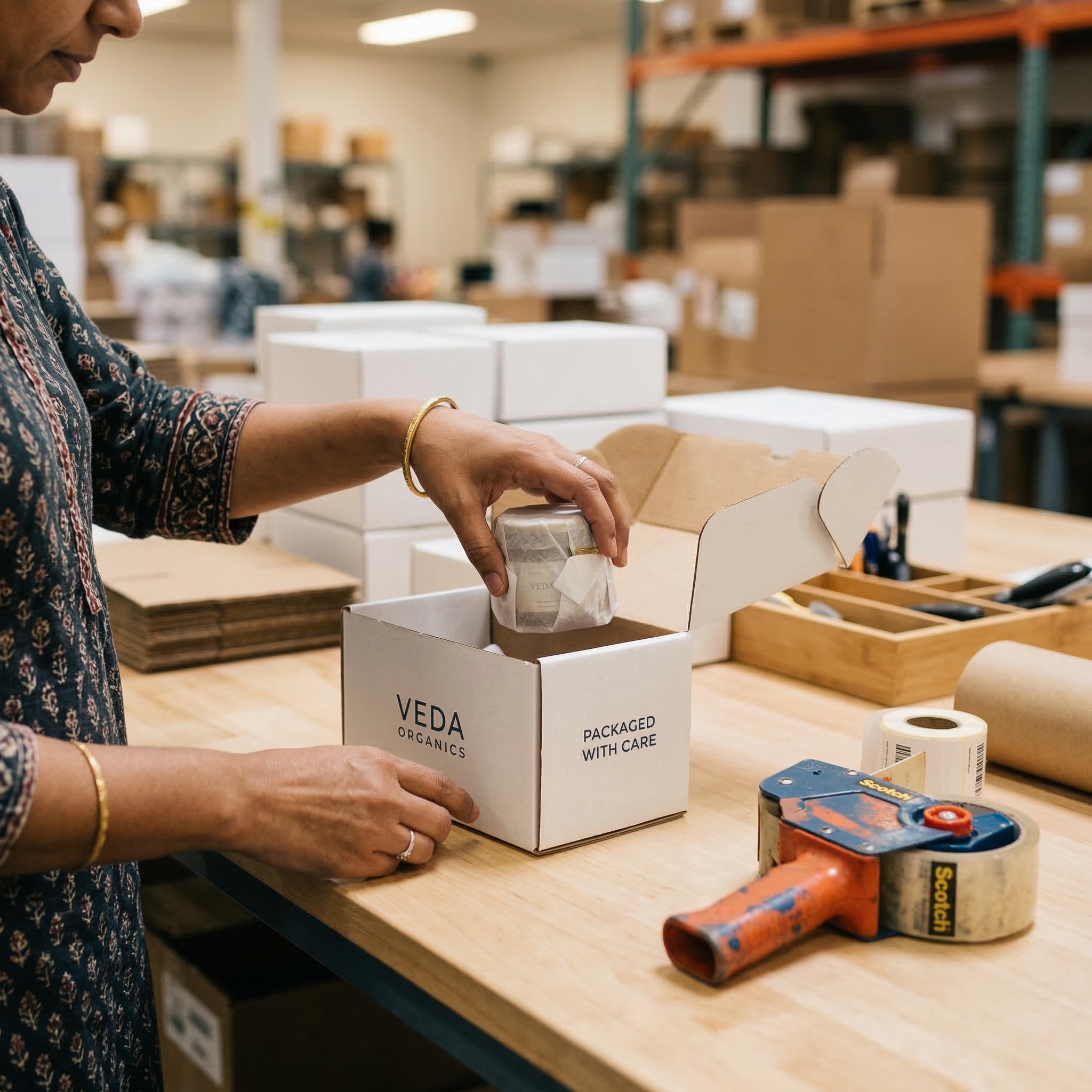 Professional order packing